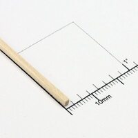 Bud Nosen Timber 1/16" Basswood Strips 1/16" x 24" (Each)