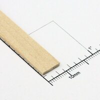 Bud Nosen Timber 1/16" Basswood Strips 3/8" x 24" (Each)