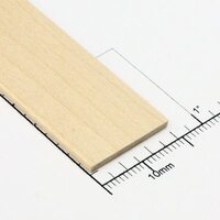 Bud Nosen Timber 1/16" Basswood Strips 3/4" x 24" (Each)