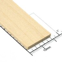 Bud Nosen Timber 3/32" Basswood Strips 3/4" x 24" (Each)