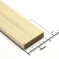 Bud Nosen Timber 3/16" Basswood Strips 3/4" x24" (Each)