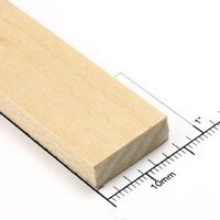 Bud Nosen Timber 1/4" Basswood Strips 3/4" x 24" (Each)
