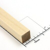 Bud Nosen Timber 3/8" Basswood Strips 3/8" x 24" (Each)