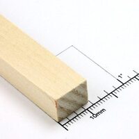 Bud Nosen Timber 3/8" Basswood Strips 1/2" x 24" (Each)