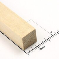 Bud Nosen Timber 1/2" Basswood Strips 1/2" x 24" (Each)