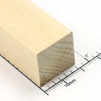 Bud Nosen Timber 3711 24" Basswood Strips 3/4" x 3/4"
