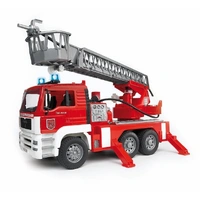 Bruder MAN TGA Fire Engine with Yellow Skirt, Light & Sound Module + Red Helmet Limited Edition