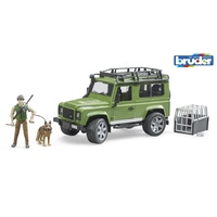 Bruder 1/16 Land Rover Defender Station Wagon w/forester + dog