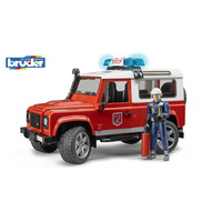 Bruder 1/16 Land Rover wagon -Fire Department with light & sound