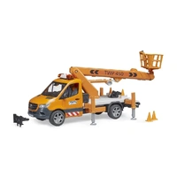 Bruder Mercedes Sprinter with Working Platform (Cherry Picker)  + Light & Sound BB