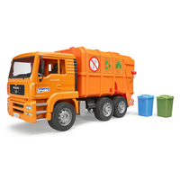 Bruder 1/16 MAN TGA Garbage Truck Orange