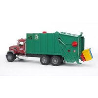 Bruder 1/16 MACK Granite Garbage Truck (Ruby Red/Green) BR02812