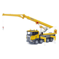 Bruder 1/16 Scania R-Series Liebherr Crane Truck w/ Light BR03570