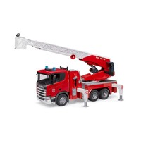 Bruder Scania Super 560R Fire Engine, Ladder, Slewing Ladder, Water Pump with Lights & Sounds