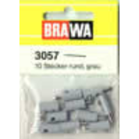 Brawa Plug - Grey (10pk) BR3057