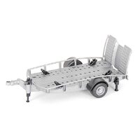 Bruder Single Axle Trailer with Ramps and Wheel Chocks
