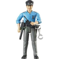 Bruder bworld Policeman Light Skin with Accessories