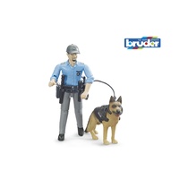 Bruder Bworld Policeman with dog
