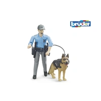 Bruder Bworld Policeman with dog