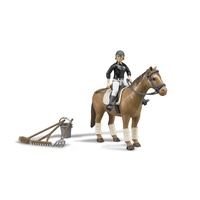 Bruder Bworld Riding Set with Figure & Accessories