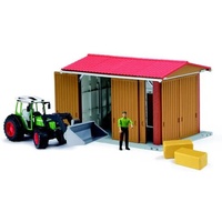 Bruder Farm Shed with Tractor and accessories
