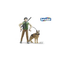 Bruder Bworld Forest Ranger with Dog & Equipment