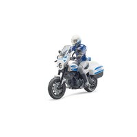 Bruder Bworld Scrambler Ducati Police Motorbike & Policeman