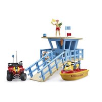 Bruder Bworld Life Guard Station with Quad & Personal Water Craft
