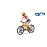 Bruder bworld Mountain Bike with Cyclist