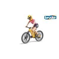 Bruder bworld Mountain Bike with Cyclist