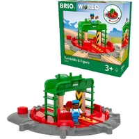 BRIO Tracks - Turntable & Figure 2 pieces