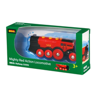Brio Mighty Red Action Locomotive B33592