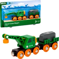 Brio Crane Wagon & Vehicle B33698