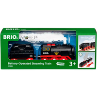 Brio Battery Operated Steaming Train 3pc