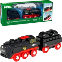 Brio Battery Operated Steaming Train 3pc