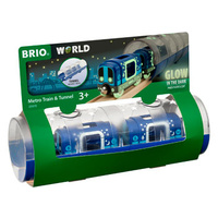 BRIO Train - Metro Train & Tunnel 3 pieces