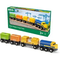 BRIO Train - Three-Wagon Cargo Train 7 pieces