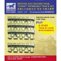 Bronco AB3511 1/35 British A34 Cruiser Tank‘COMET’workable track set Plastic Model Kit
