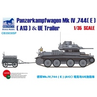 Bronco CB35030SP 1/35 Panzerkampfwagen Mk.IV, 744(E)(A13) & UE Fuel Tank Trailer Plastic Model Kit
