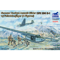 Bronco CB35039 1/35 German DFS 230 B-1 w/Fallschirmjäger (4 Figures) Plastic Model Kit