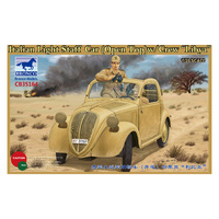 Bronco CB35164 1/35 Italian Light Staff Car(Open Top) w/Crew “Libya” Plastic Model Kit