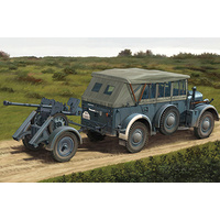Bronco CB35209 1/35 PersonenKraftwagen (m.E.Pkw) Kfz12 (Early Ver) & 2.8cm sPzB41 w/Trailer