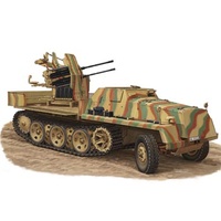 Bronco CB35213 1/35 sWS w/2cm Flakviering 38 Plastic Model Kit