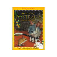 Animals Of Australia Colouring and Sticker Book 2