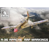 Brengun 1/72 North-American A-36 Apache Mustang RAF markings Plastic Model Kit