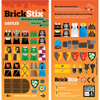BrickStix Reusable Stickers Castles