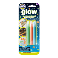 Glow-In-The-Dark Colour Pens (3 Pack)