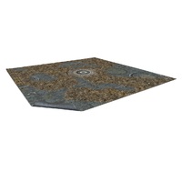 Battle Systems: Alien Catacombs Gaming Mat 2x2