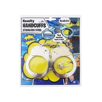 Metal Handcuffs Stainless Steel Novelty Toy