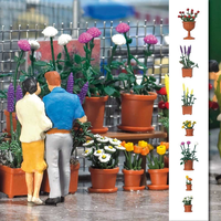 Busch HO Flower Pots
